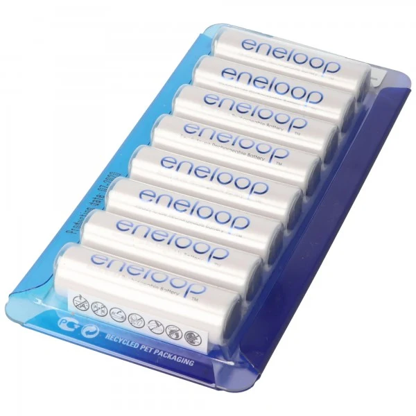 Panasonic eneloop Standard Mignon/AA HR-3UTGA 8er Pack, 2er AccuCell AccuBox