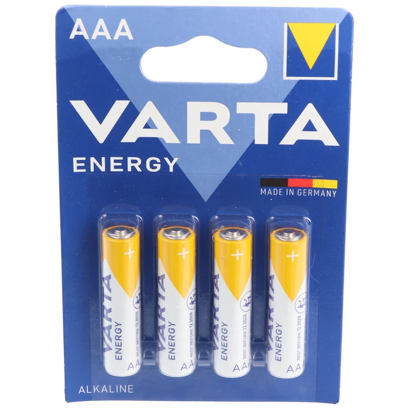 Varta Energy Batterie Alkaline Micro AAA LR03 1,5V 4er Pack
