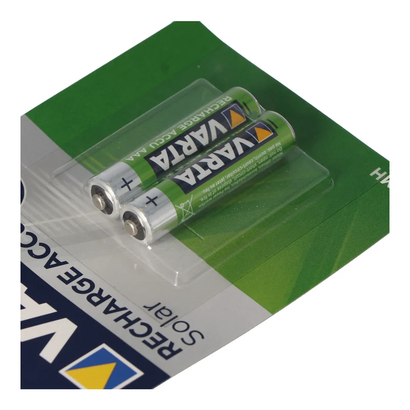 Solar Akku NiMH AAA Micro Varta 550mAh mit Akkubox