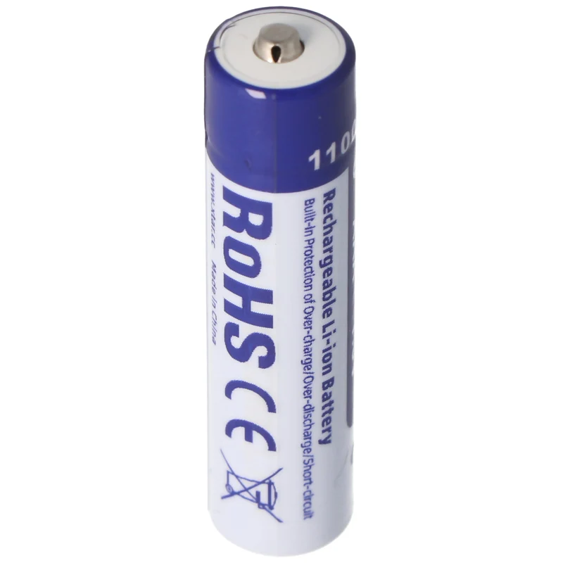 4x AAA 1,5V 1100mWh typisch 700mAh Lithium Ionen Akku wiederaufladbar nur mit speziellem Ladegerät
