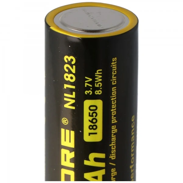 NiteCore NL183 CR18650 18650 3,7V 2300mAh Li-Ion Akku