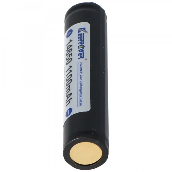 Keeppower 14650 3,7V 1100mAh PCB geschützt Li-Ion Akku
