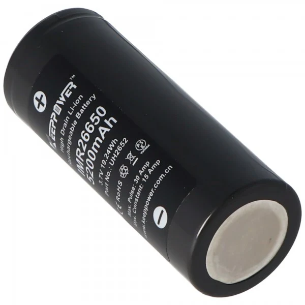 Keeppower IMR26650 3,7V 5200mAh Li-Ion Akku