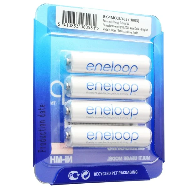 Eneloop Ni-Mh Mignon 1,2V 2000mAh 4x AA Mignon + 4x AAA Micro Batterien
