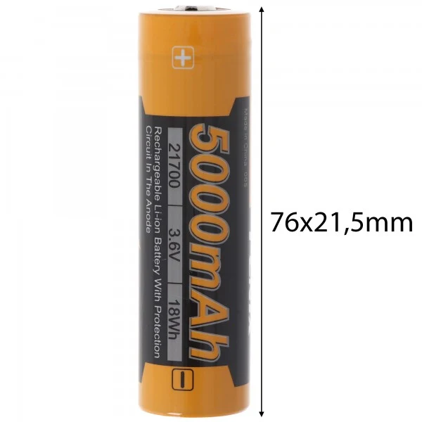Fenix 21700 ARB-L21-5000 3,7V 5000mAh Li-Ion Akku