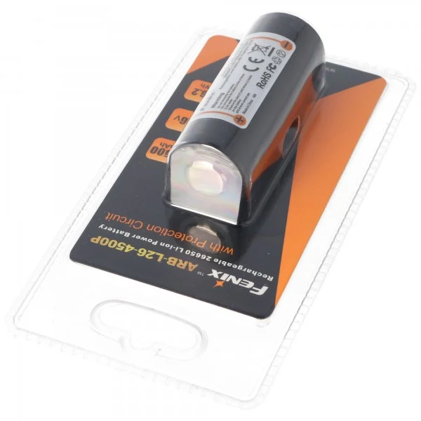 Fenix PD40R 26650 3,7V 4500mAh geschützt Li-Ion Akku