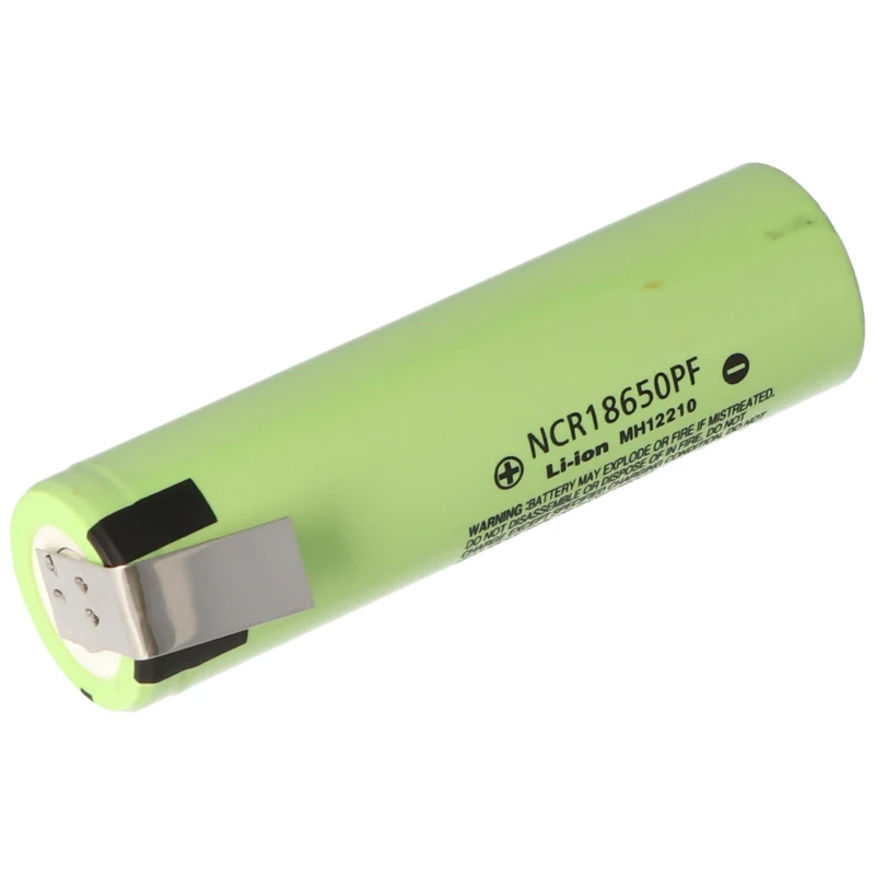 Panasonic NCR18650PF - 2900mAh, 3,7V (NCR18650PD) + Lötfahne Z