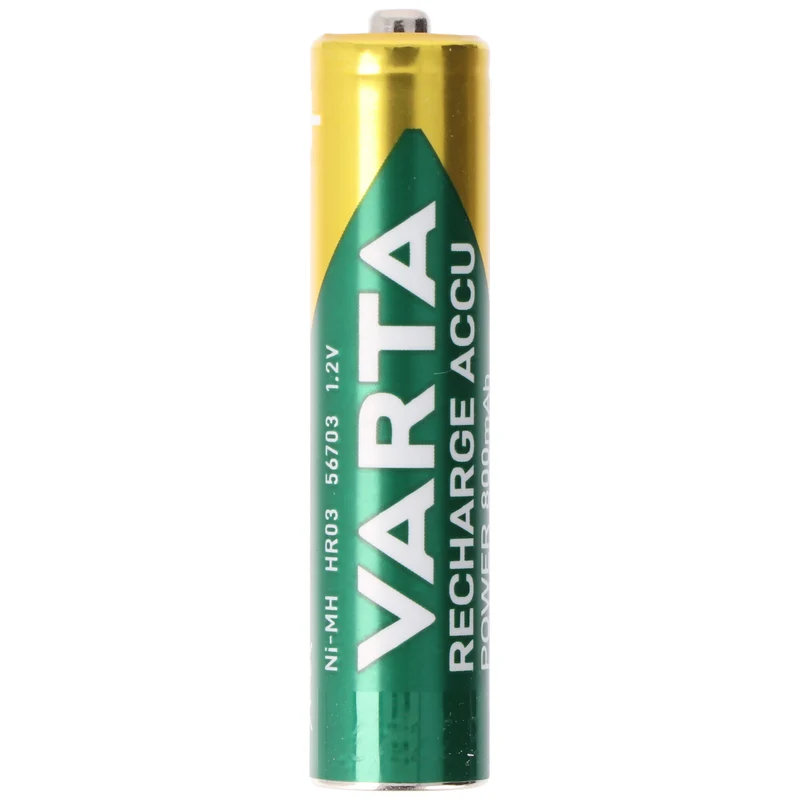 Varta Akku NiMH Micro AAA HR03 1,2V 800mAh (10er-Pack)