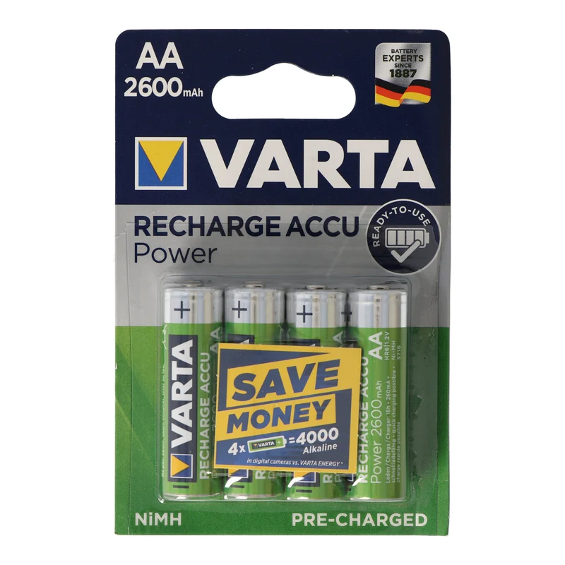 VARTA Ready2use Akku Micro/AAA 56703 800mAh 4er Pack