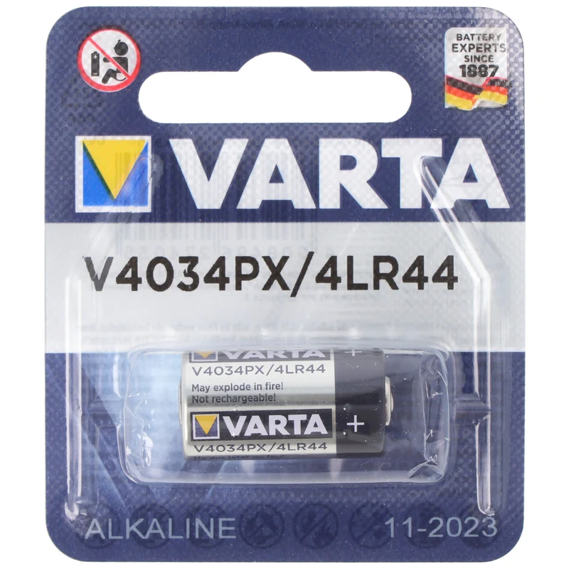 Varta V4034 4LR44 PX28A A544 K28A Photo-Batterie