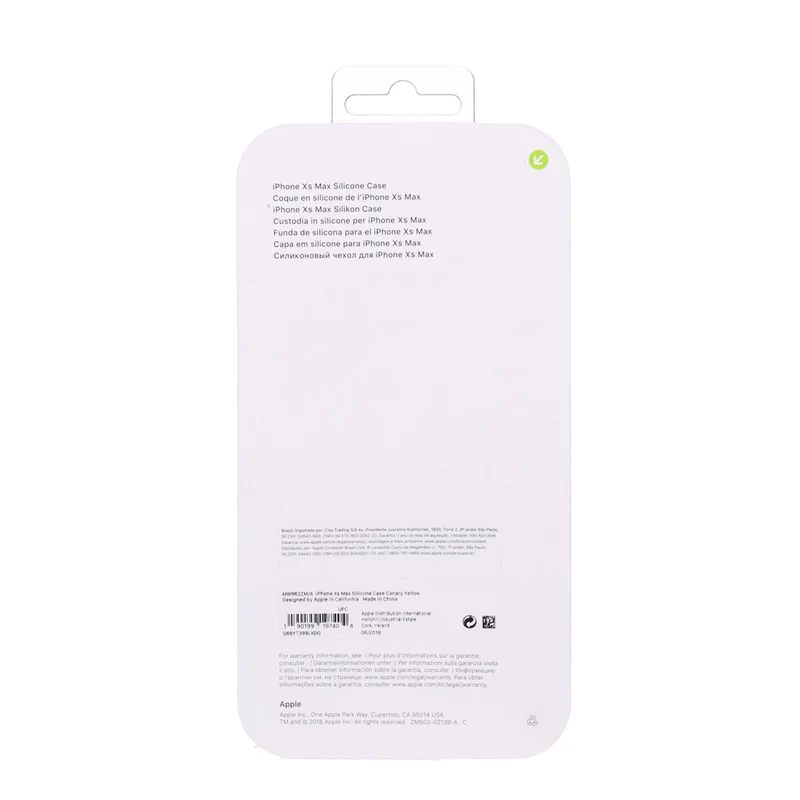 Apple Silikon Case für iPhone Xs Max Kanariengelb
