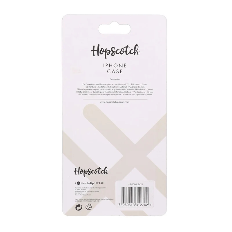 Hopscotch Silikon Case Schutzhülle Vögel für iPhone X/XS