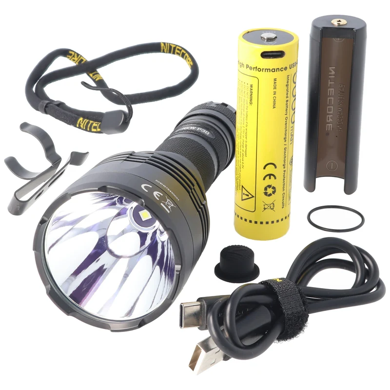Nitecore LED-Taschenlampe P30 inkl. 5000mAh NL2150R Akku