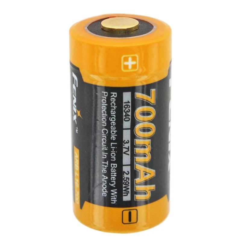 AccuCell 8fach Schnell-Ladegerät und 16 Stück CR123 A Li-Ion Akku mit 3,7 Volt, 760mAh