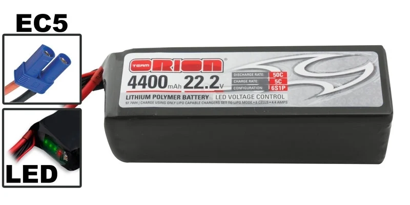 Absima Team Orion LiPo 4400 6S 22,2V 50C EC5