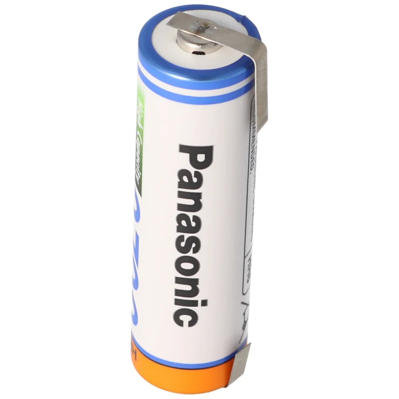 Panasonic Mignon AA NiMH Akku HR-3U 2700mAh Lötfahne U-Form