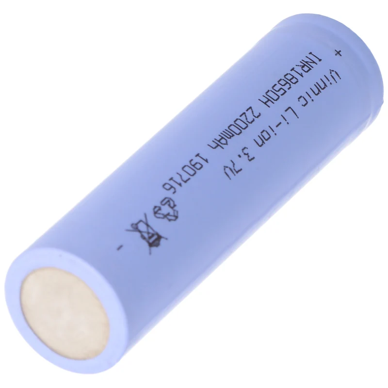 AccuCell INR18650H Vinnic 18650 Li-ion Akku 3,7 Volt 2200mAh ungeschützt, ohne Kopf 65,5x18,38mm