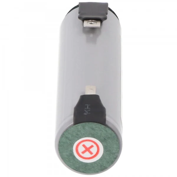 AccuCell Li-ion Akku 18650 für Bosch Ciso 3.7V mit 2,8mm und 4,8mm Steckkontakten
