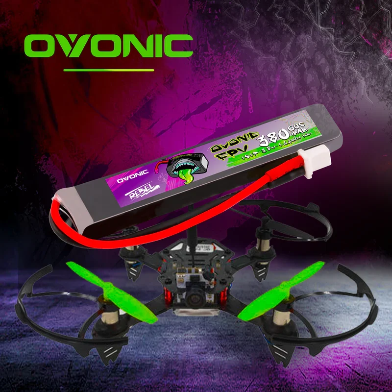 OVONIC Rebel 2.0 1S 380mAh 3,8V 60C LiHV BT2.0 (6 Stück)