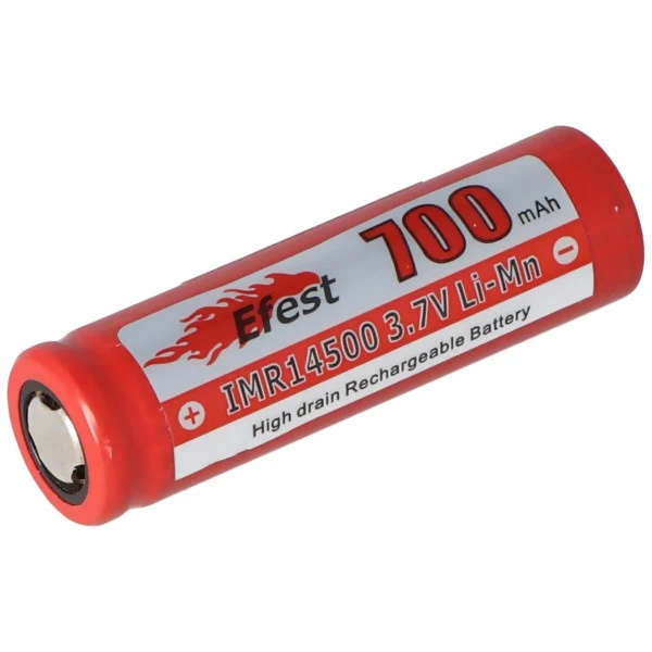 Efest IMR 14500 V1 3,7V 700mAh ungeschützter Li-Ion Akku