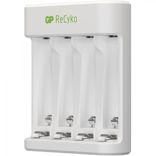 GP ReCyko Batteries USB-Ladegerät GP E411 inkl. 4x 1,2V AAA Micro 1,2V 850mAh Akkus