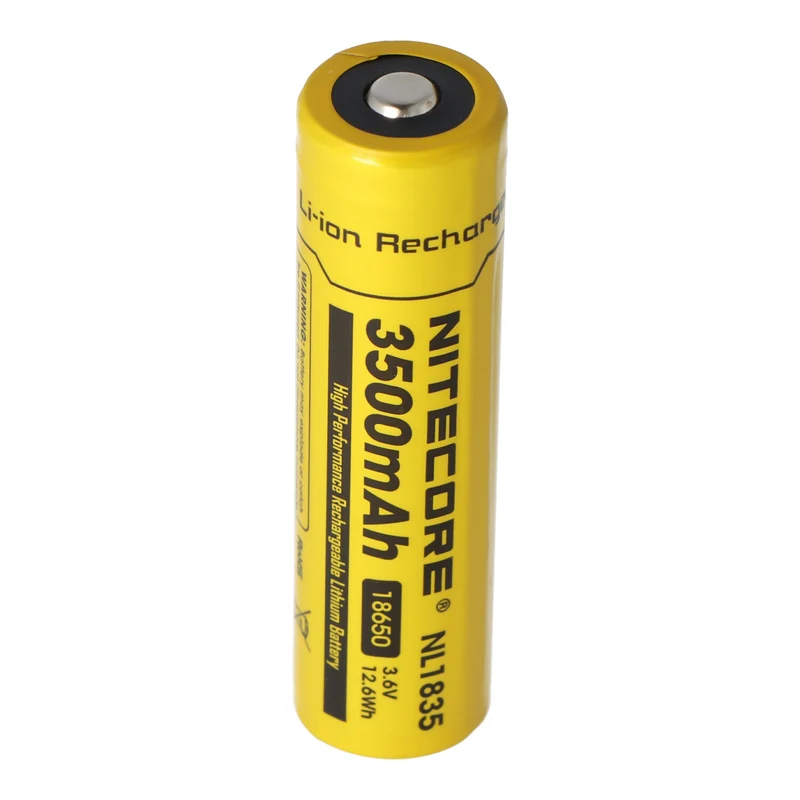 Nitecore Li-Ion Akku 18650 3,7V 3500mAh NL1835 Entladestrom max. 2Ah