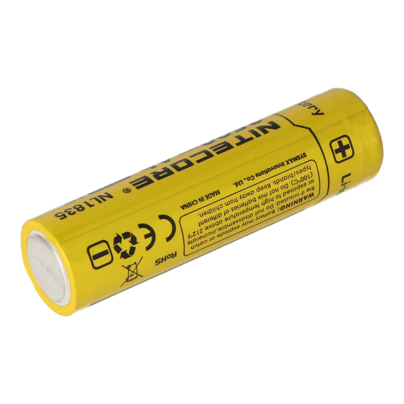 Nitecore Li-Ion Akku 18650 3,7V 3500mAh NL1835 Entladestrom max. 2Ah