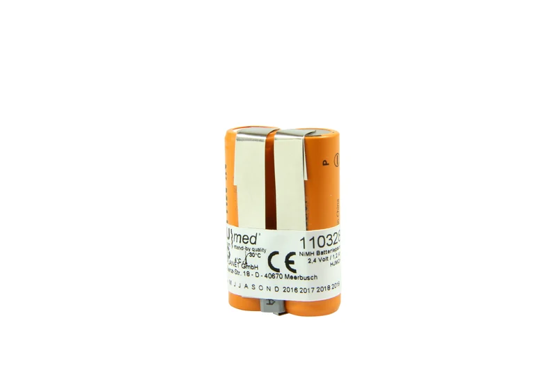 AccuCell NiMH Akku für Eppendorf Pipette Research Pro Typ 4860 501.002 2,4 Volt 1,2Ah