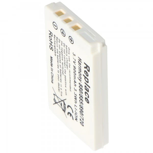 AccuCell Akku für Logitech Harmony 900, 880, 885, 890, 720 Akku 900mAh