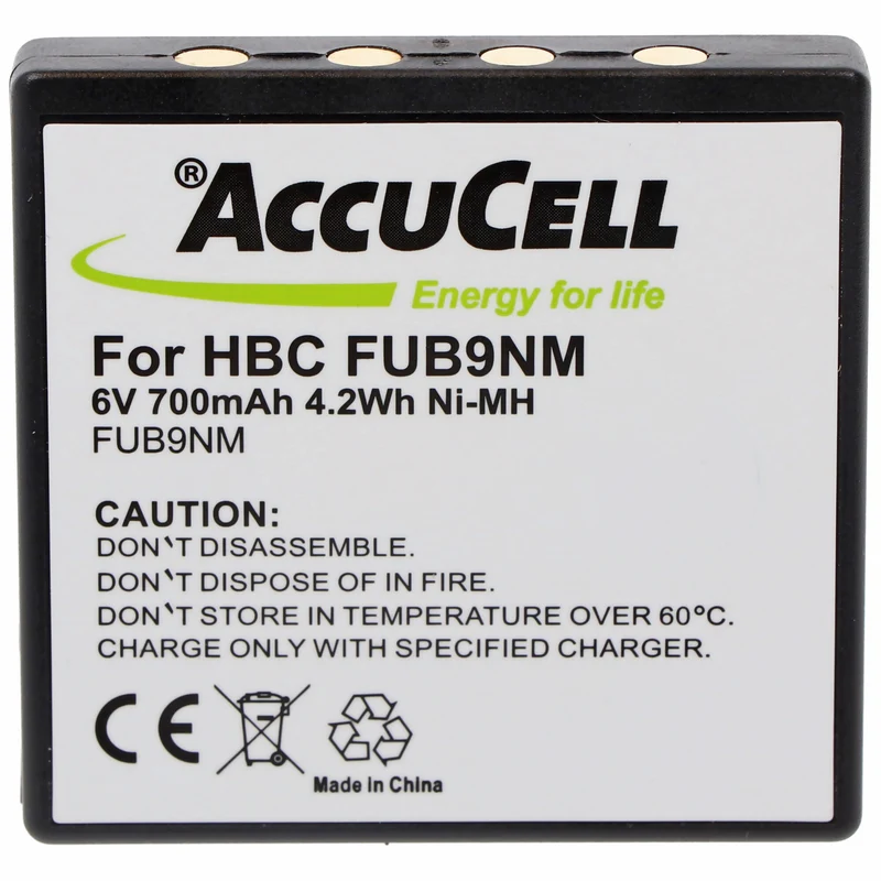 AccuCell Akku HBC FUB9NM, BA209000, 209060, BA209061, BA209062