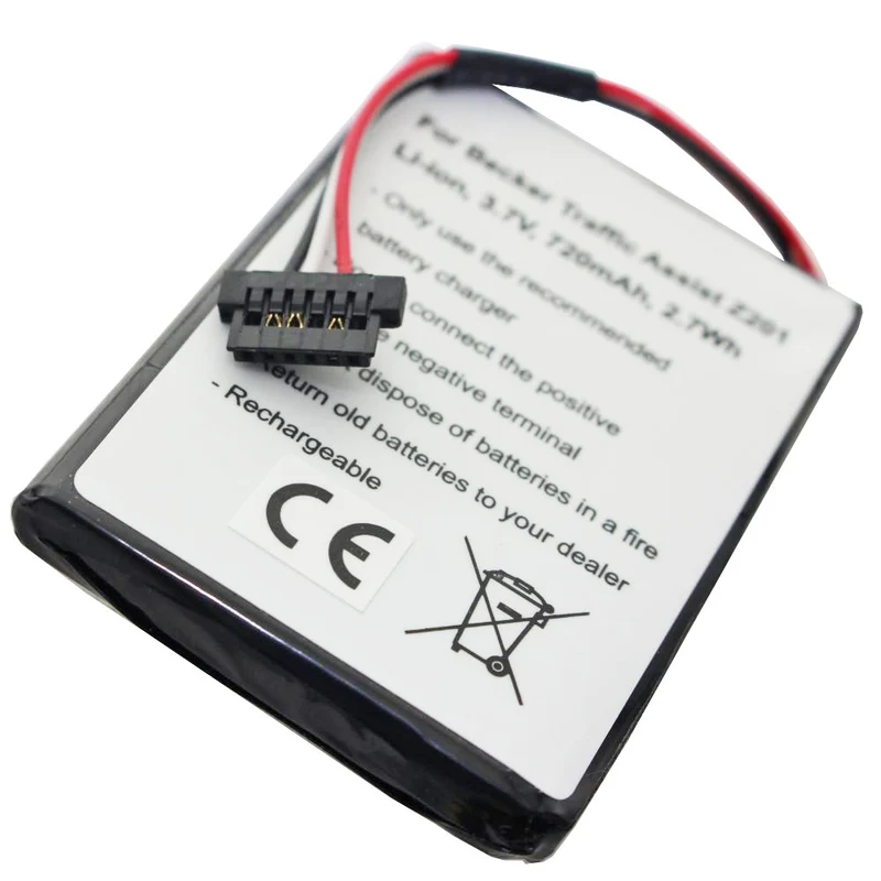 AccuCell Akku für Becker Traffic Assist Z201, S30, 338937010150