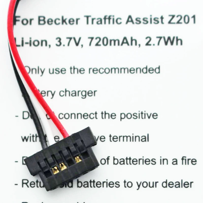 AccuCell Akku für Becker Traffic Assist Z201, S30, 338937010150