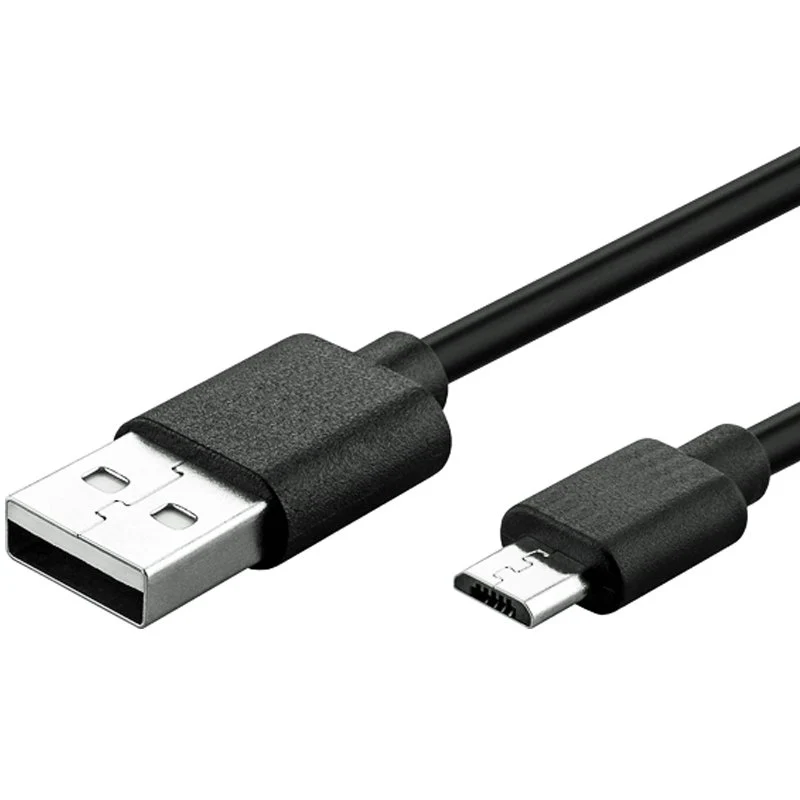 AccuCell Micro-USB Schnellladekabel 1m schwarz micro-USB Sync- & Ladekabel