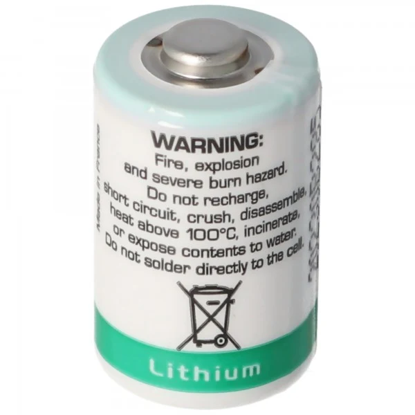 SAFT LS14250 3,6V 1100mAh Lithium Batterie Li-SOCI2 Size 1/2 AA