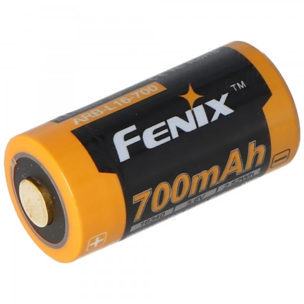 Fenix CR123 A 700mAh Li-Ion Akku 16340 3,6V