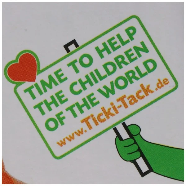 Technoline ABC spielerisch die Uhrzeit lernen, Ticki Tack der Kinderwecker grün orange, inklusive Batterie