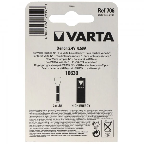 Varta Ersatzbirnchen 706 Varta 00706000402