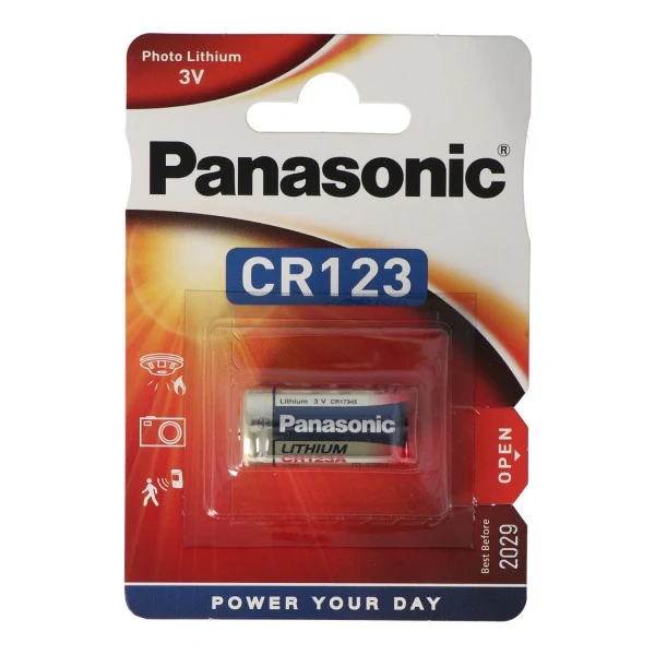 Panasonic R123A Panasonic Batterie Photo Lithium CR123