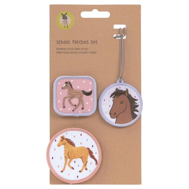 Lässig Zubehör School Patches Set - Colgantes/Parches (Horse)