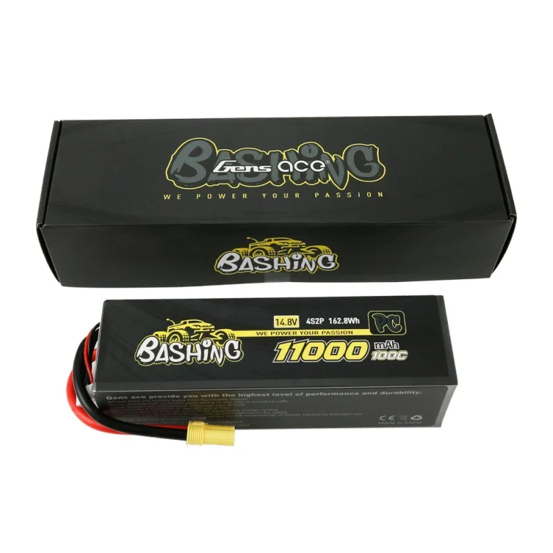 Gens Ace 11000mAh 14,8V 100C 4S2P Lipo-Akkupack EC5