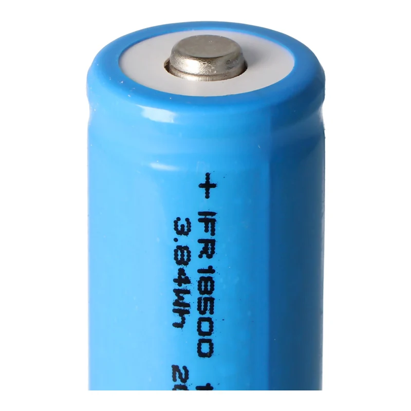 EIZfan IFR 18500 1200mAh 3,2V LiFePo4 Akku Button Top mit Kopf ungeschützt