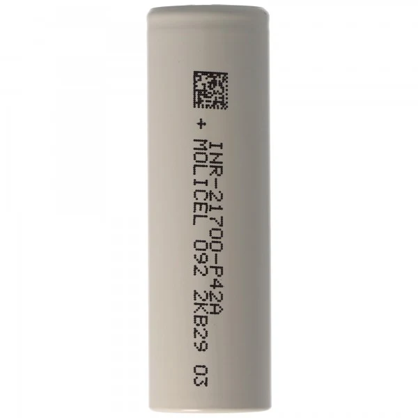 Molicel INR21700-P42A 4200mAh 45A Li-Ionen 3,7V ungeschützt flat top