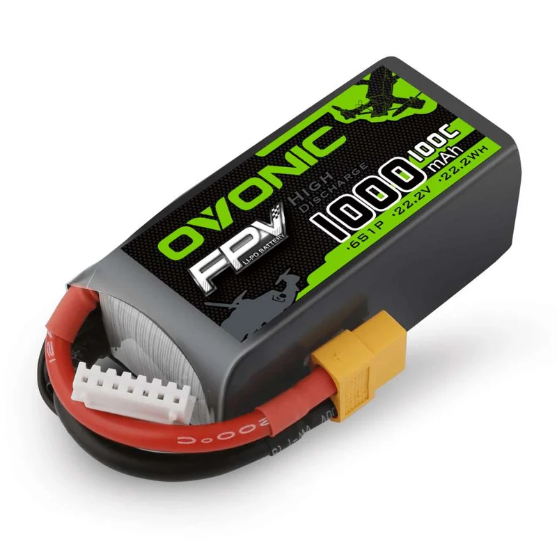 Ovonic FPV 6S 1000mAh 22,2V 100C XT60 LiPo Akku