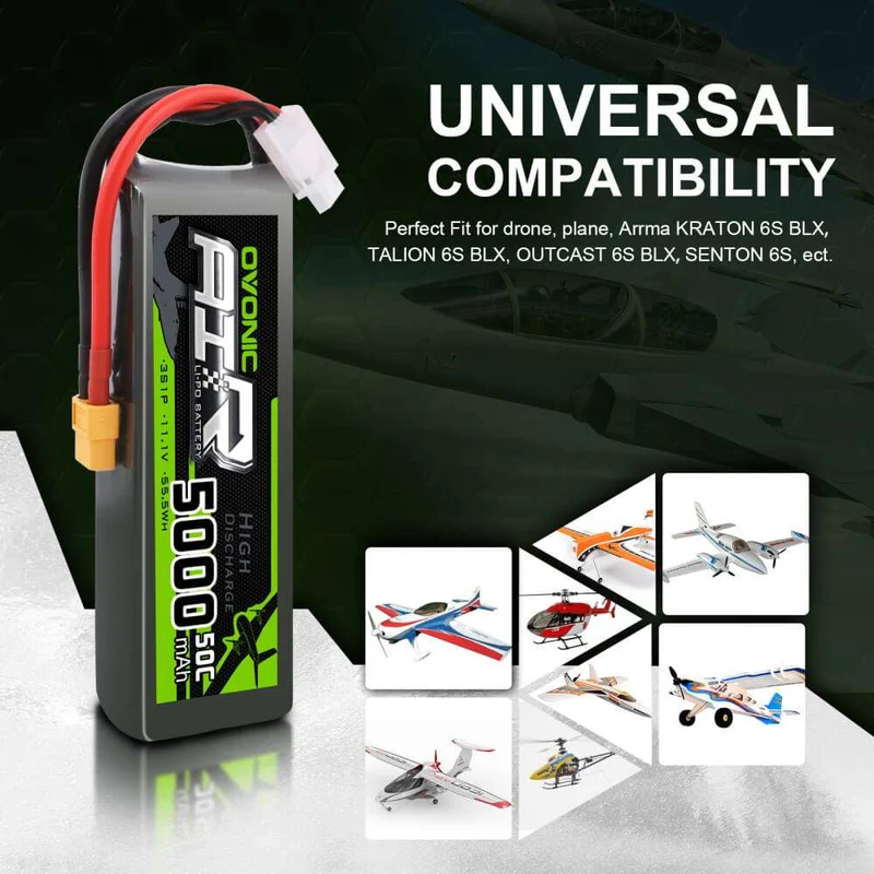 Ovonic Air 3S 5000mAh 11,1V 50C XT60 Lipo Akku