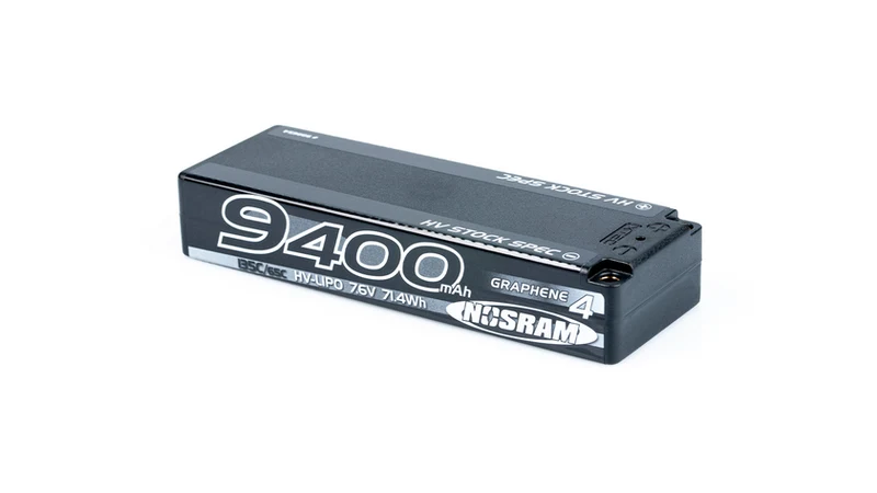 NOSRAM HV Stock Spec GRAPHENE-4 2S 9400mAh Hardcase 7.6V 135C/65C