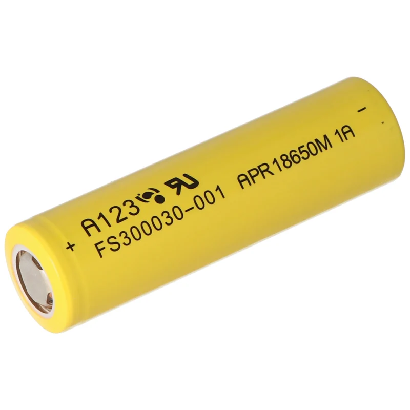A123 APR18650M1-A 1100mAh 3,2V - 3,3V LiFePo4 Akku