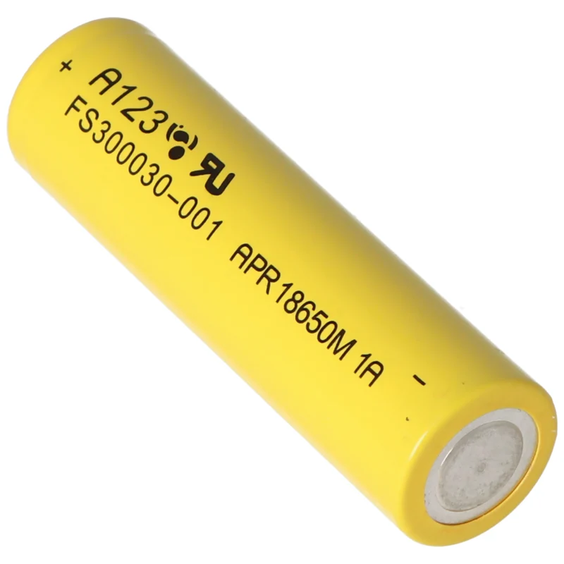A123 APR18650M1-A 1100mAh 3,2V - 3,3V LiFePo4 Akku