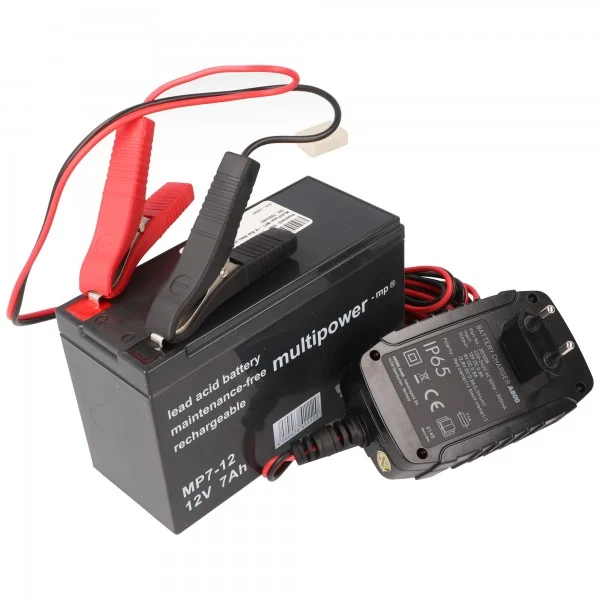 Absina Blei-, Gel- und Lithium-Schnell-Ladegerät, das 7-Stufen Ladegerät für 12V, 6V Blei Akkus