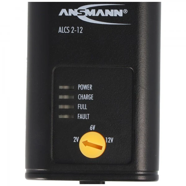 Ladegerät für 2V, 6V und 12V Blei-Säure-, Blei-Gel- und Blei-Vlies-Akkus ab 1,2Ah