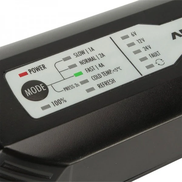 Ansmann Universal Ladegerät für 6V, 12V und 24V Blei-Säure-, Blei-Gel- und Blei-Vlies-Akkus ab 4,5Ah Kapazität